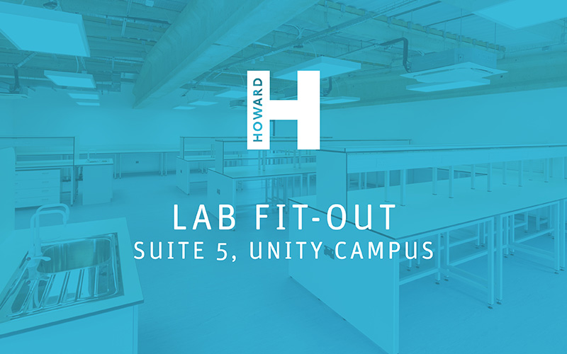 Lab Photo with Howard Group logo